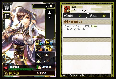 茶々(ちゃちゃ)極、戦国IXA